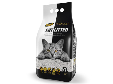 Hilton Cat Litter Carbon - żwirek bentonitowy z węglem dla kota 5l
